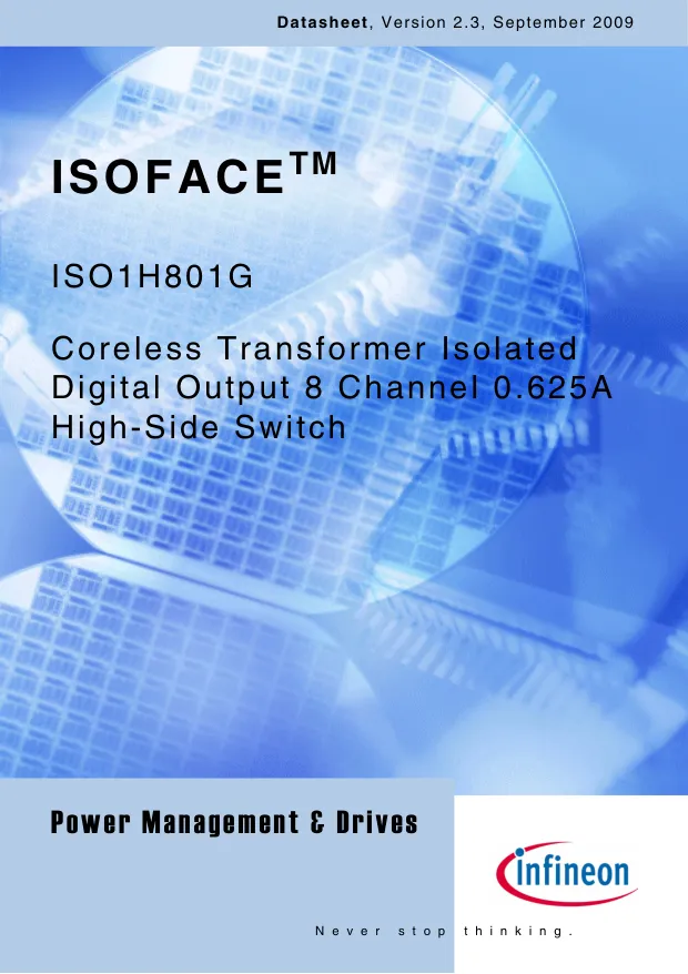 ISO1H801G, Gate Drivers HIGH SIDE SWITCH - Переключатели распределения питания, драйверы нагрузки файл 1