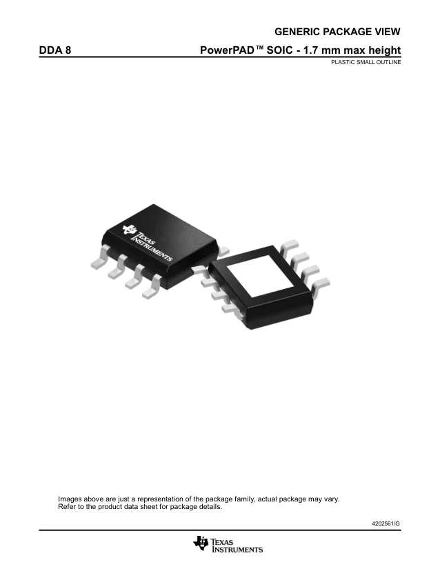 UCC27200ADDAR, Gate Drivers 120V Boot 3A Peak Hi Freq Hi/Lo-Side Drv A 595-UCC27200ADDA - Переключатели распределения питания, драйверы нагрузки файл 1