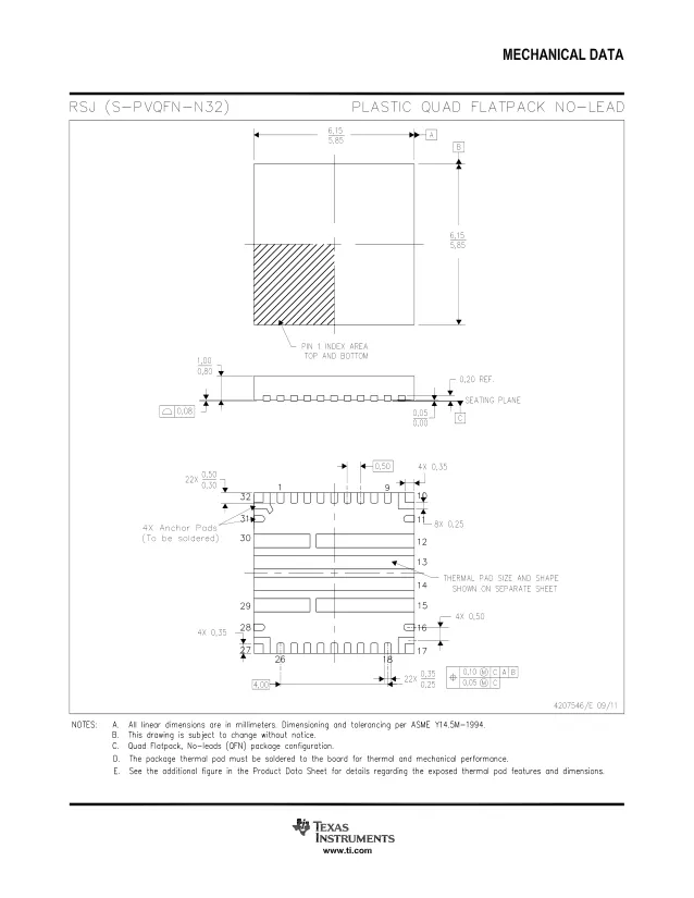 UCD7242RSJT, Gate Drivers Dig Dual Synch Buck Power Driver A 595-U A 595-UCD7242RSJR - Переключатели распределения питания, драйверы нагрузки файл 1