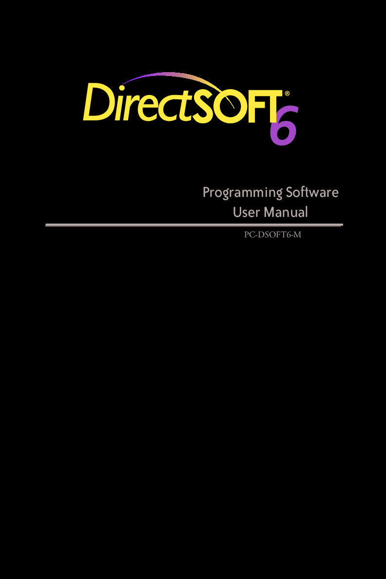 DirectSoft6. Руководство пользователя на английском