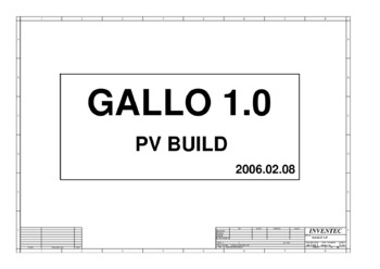 Inventec Corporation Gallo 1.0 PV 6050A2042401