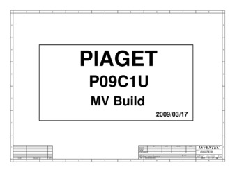 Inventec Corporation Piaget P09C1U 6050A2252201