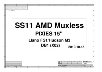 Inventec Corporation Pixies SS11 AMD Muxless 6050A2426501