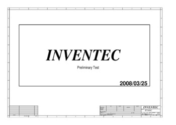 Inventec Corporation PT10SC 6050A2170201