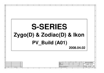 Inventec Corporation S-Series Zygo(D), Zodiac(D), Ikon 6050A2161401