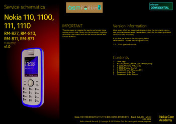 Nokia Corporation 110/1100/111/1110