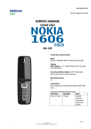 Nokia Corporation 1606 