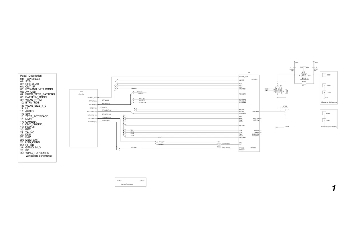 Схемы - Мобильный телефон Nokia Corporation 6301 (RM-322)