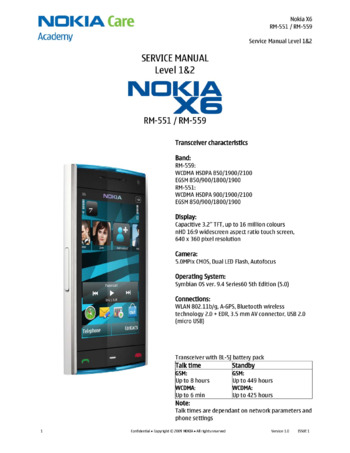 Nokia Corporation X6