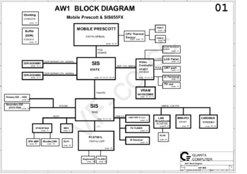 Quanta Computer Incorporated AW1 DA0AW1MB8F0