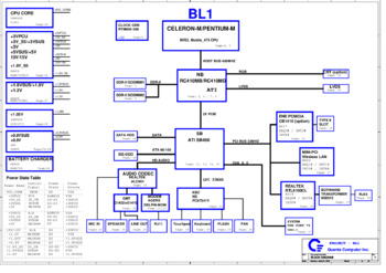 Quanta Computer Incorporated BL1 DA0BL1MB6D4