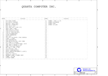 Quanta Computer Incorporated DT3