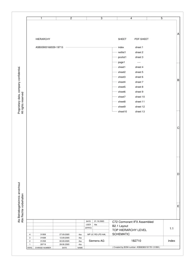 Схемы - Мобильный телефон Siemens AG C72
