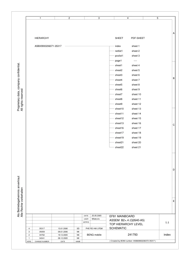 Схемы - Мобильный телефон Siemens AG EF81